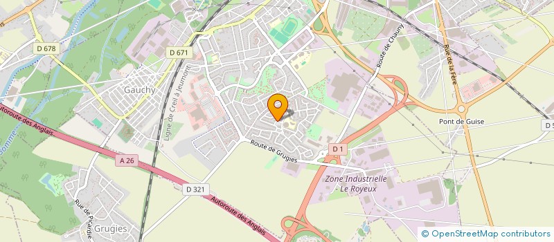 localisation de l'entreprise EURL GAUCHY PRIMEURS à GAUCHY