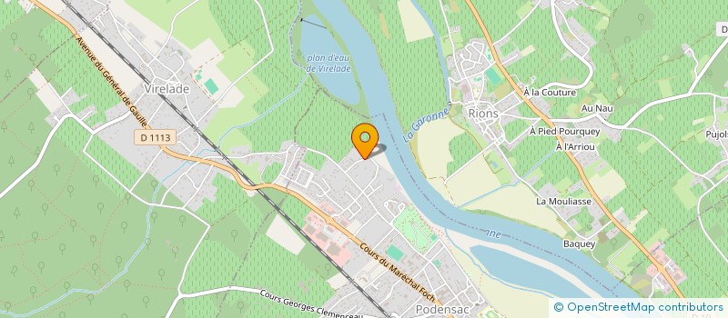 localisation de l'entreprise EURL GAVA YANNICK à PODENSAC