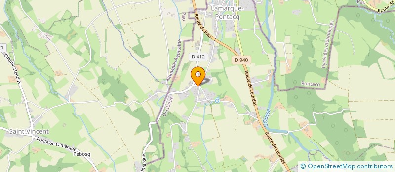 localisation de l'entreprise EURL GC TRANSPORTS EXPRESS  LAMARQUE-PONTACQ