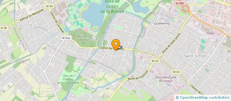 localisation de l'entreprise EURL GDS  TOURNEFEUILLE