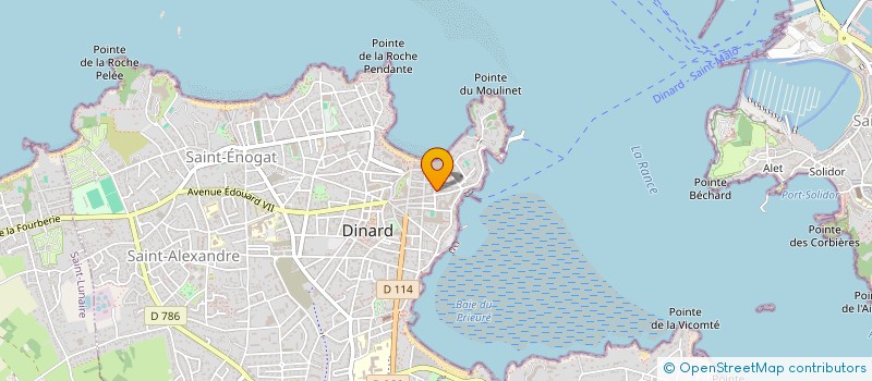 localisation de l'entreprise EURL GEL à DINARD