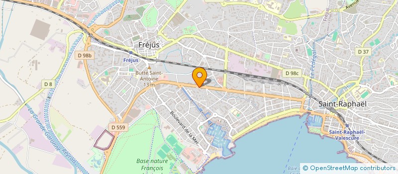localisation de l'entreprise EURL GENERALE D'ELECTRICITE à FREJUS