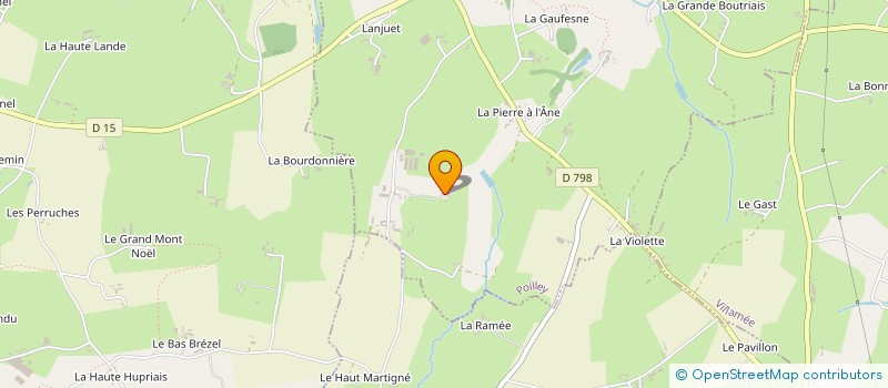 localisation de l'entreprise EURL GENNEVEE REMY à SAINT-GEORGES-DE-REINTEMBAULT