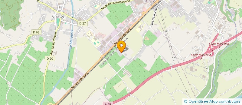 localisation de l'entreprise EURL GERVAN  CHATTE