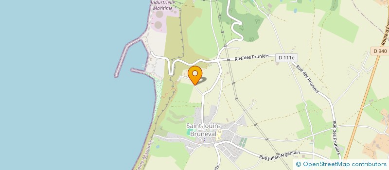 localisation de l'entreprise EURL GEULIN JEROME LE BELVEDERE  SAINT-JOUIN-BRUNEVAL