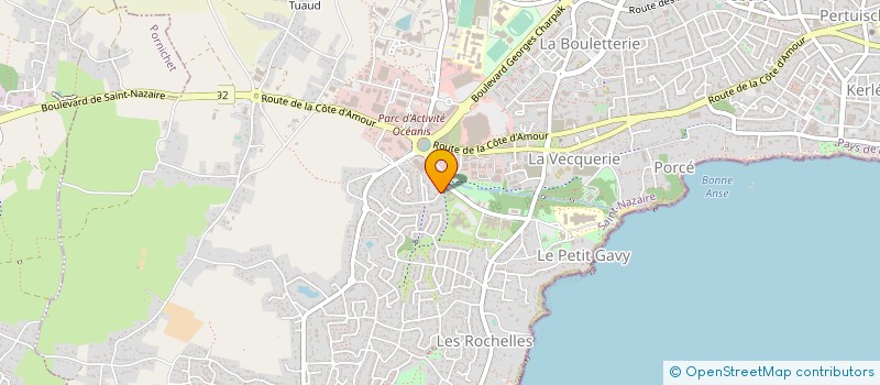 localisation de l'entreprise EURL GF AUTO 44  SAINT-NAZAIRE