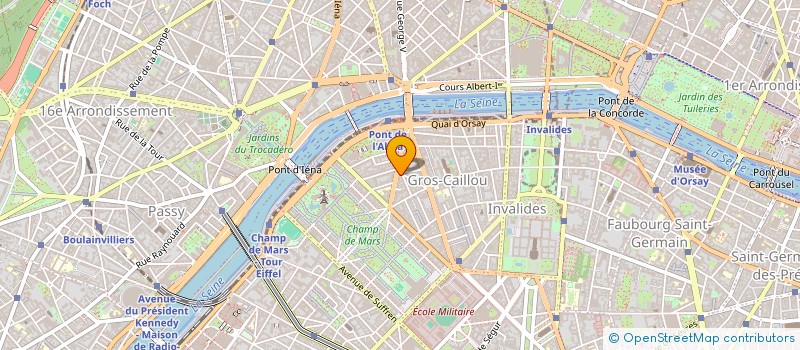 localisation de l'entreprise EURL GFCE CONSEILS à PARIS