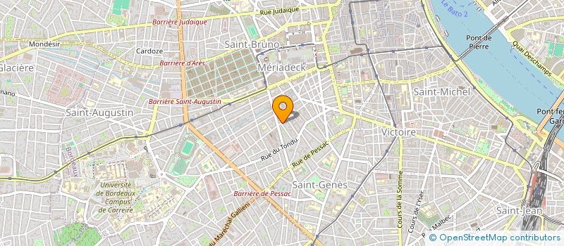 localisation de l'entreprise EURL GHIOTTO  BORDEAUX