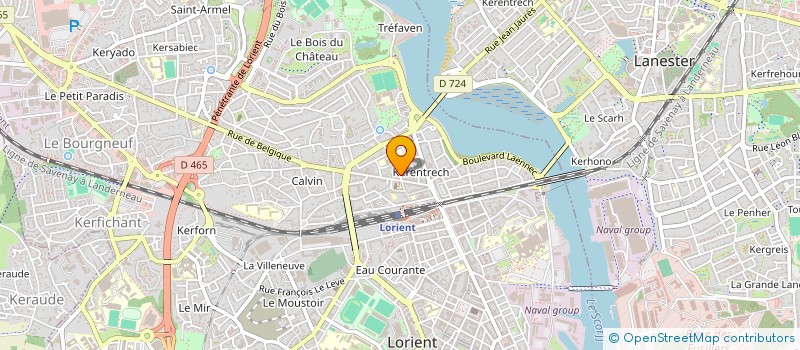 localisation de l'entreprise EURL GICQUELLE à LORIENT