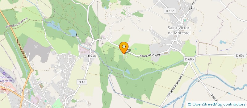 localisation de l'entreprise EURL GIL  SAINT-VICTOR-DE-MORESTEL