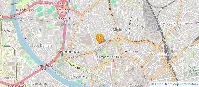 localisation de l'entreprise EURL GIL SALVADOR - MACONNERIE CARRELAGE à TOULOUSE