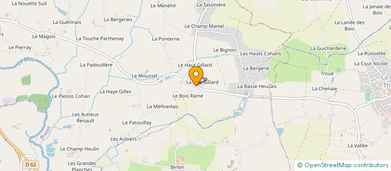 localisation de l'entreprise EURL GILBERT GRALL  BRETEIL