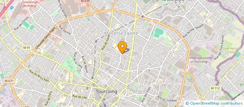 localisation de l'entreprise EURL GILI  TOURCOING