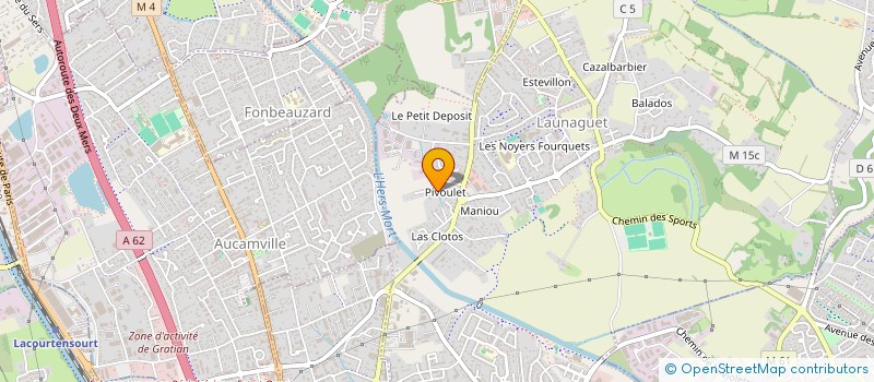 localisation de l'entreprise EURL GILLES GARDES TP à LAUNAGUET