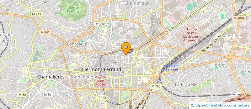 localisation de l'entreprise EURL GILLES HUTIN à CLERMONT-FERRAND