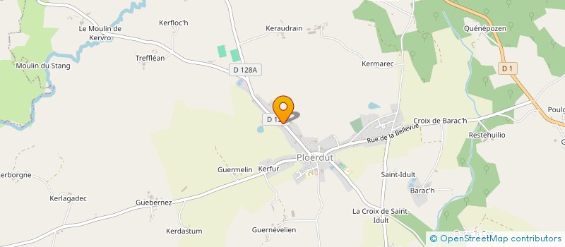 localisation de l'entreprise EURL GILLES MOBRE à PLOERDUT