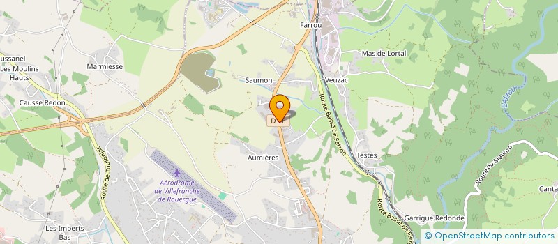 localisation de l'entreprise EURL GILLES PHALIP à VILLEFRANCHE-DE-ROUERGUE