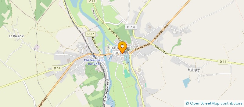 localisation de l'entreprise EURL GILLES VIDAL à CHATEAUNEUF-SUR-CHER