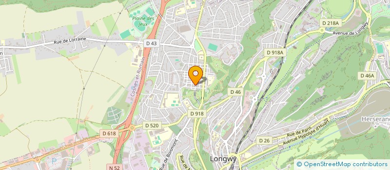 localisation de l'entreprise EURL GINESTRA à LONGWY