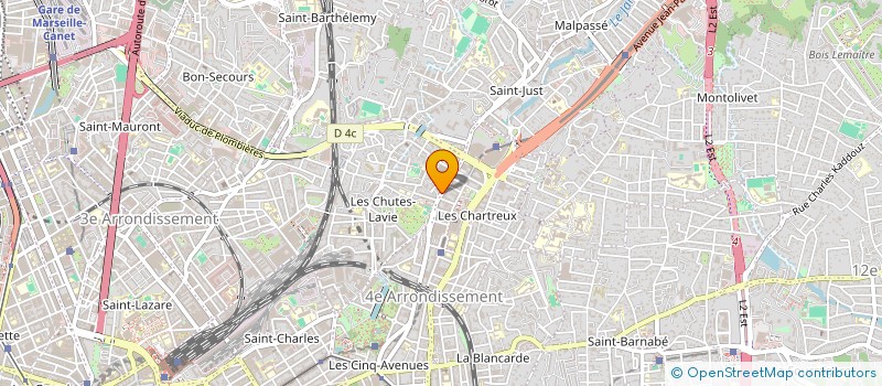 localisation de l'entreprise EURL GIORDANENGO à MARSEILLE