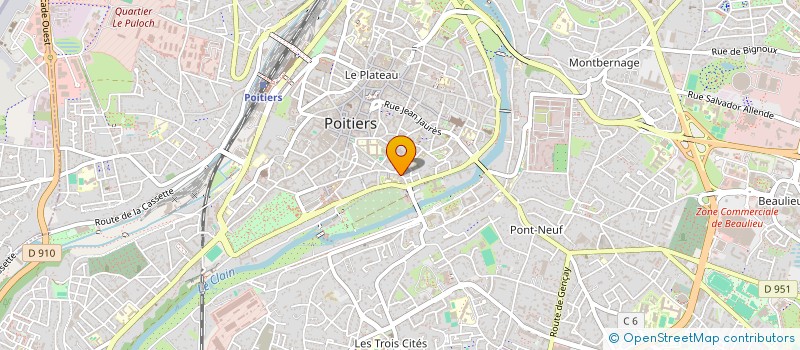 localisation de l'entreprise EURL GIRARD à POITIERS