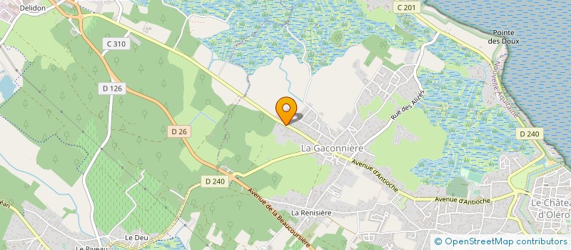 localisation de l'entreprise EURL GIRAUDEAU  LE CHATEAU-D'OLERON