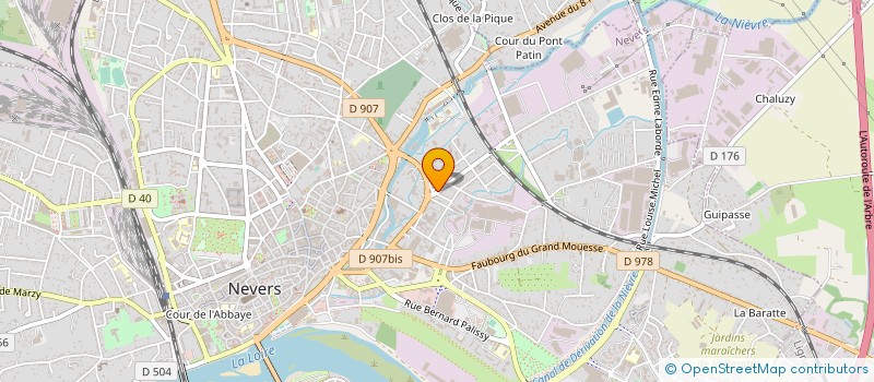 localisation de l'entreprise EURL GIRAUDON à NEVERS