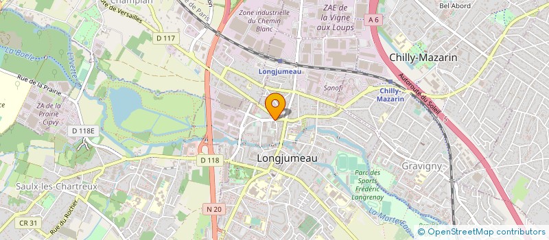 localisation de l'entreprise EURL GIRAUT  LONGJUMEAU