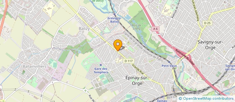 localisation de l'entreprise EURL GISELE ISNARD  EPINAY-SUR-ORGE