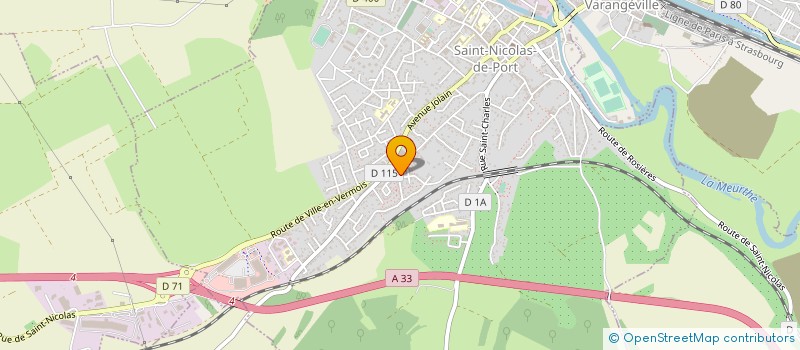 localisation de l'entreprise EURL GIUSEPPE ROTELLA  SAINT-NICOLAS-DE-PORT