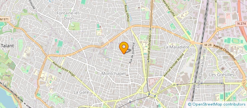 localisation de l'entreprise EURL GM-LOCATION à DIJON