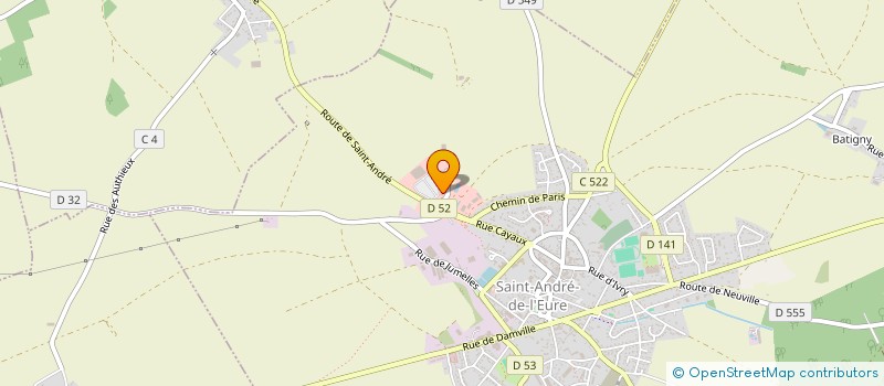 localisation de l'entreprise EURL GMG  SAINT-ANDRE-DE-L'EURE