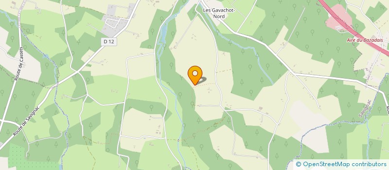 localisation de l'entreprise EURL GO-FOREST  SAVIGNAC