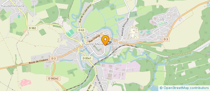 localisation de l'entreprise EURL GOBILLARD à SAINTE-MENEHOULD