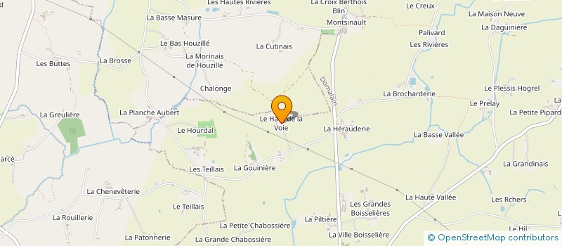 localisation de l'entreprise EURL GODET MICKAEL  DOMALAIN