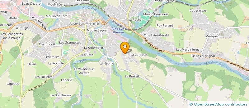 localisation de l'entreprise EURL GOMBOC à AIXE-SUR-VIENNE