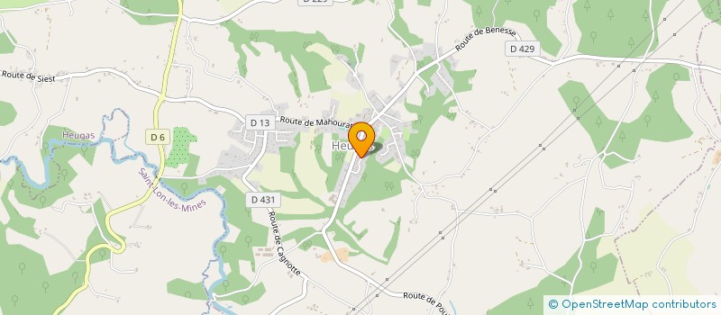 localisation de l'entreprise EURL GONCALVES  HEUGAS