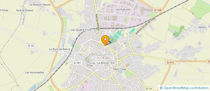 localisation de l'entreprise EURL GOSNIER à LOUDUN
