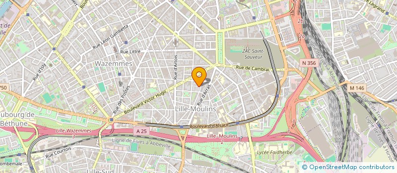 localisation de l'entreprise EURL GOSSET à LILLE