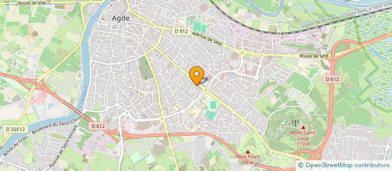 localisation de l'entreprise EURL GOTTERI MICHEL  AGDE