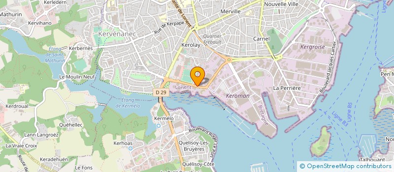 localisation de l'entreprise EURL GOUAILLE à LORIENT
