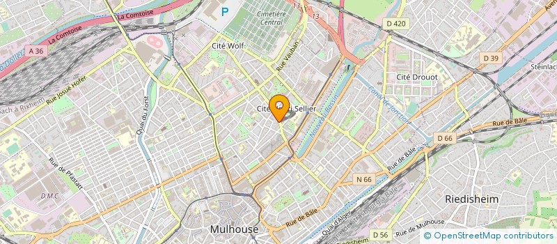 localisation de l'entreprise EURL GOURMET MYAM  MULHOUSE