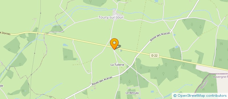 localisation de l'entreprise EURL GOUSSOT  TOURY-SUR-JOUR