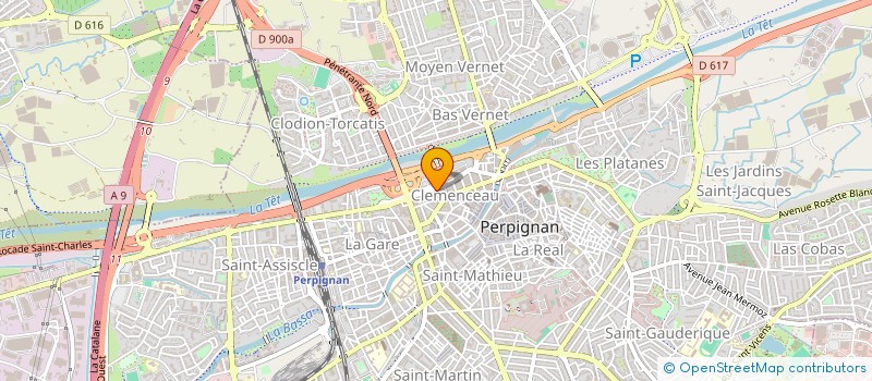 localisation de l'entreprise EURL GOUTTA.K  PERPIGNAN