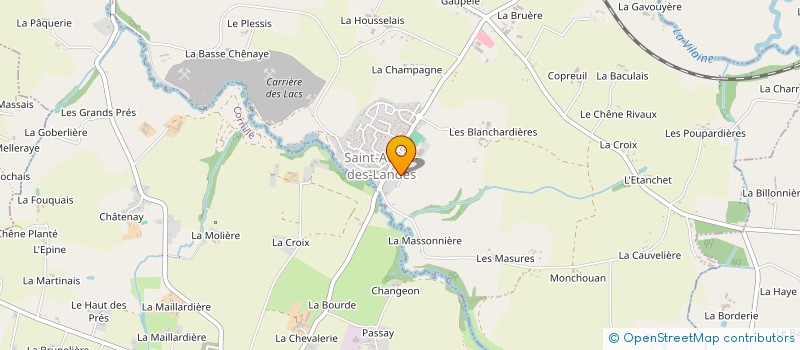 localisation de l'entreprise EURL GP CONSEILS  SAINT-AUBIN-DES-LANDES