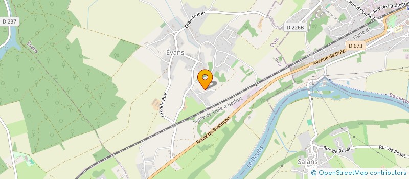 localisation de l'entreprise EURL GRAMINIO  EVANS