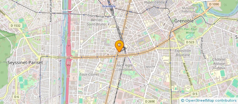 localisation de l'entreprise EURL GRAND VIRDED à GRENOBLE