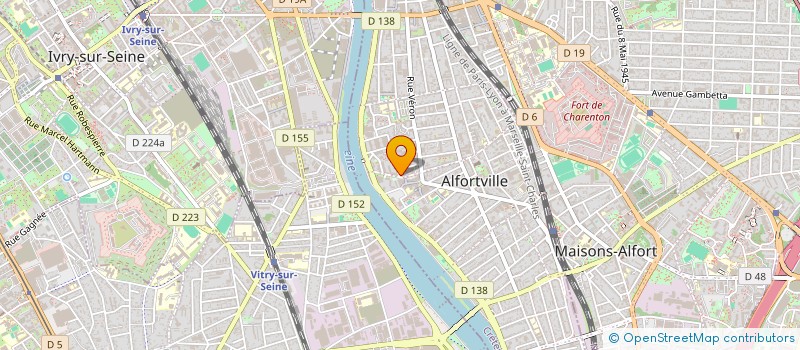 localisation de l'entreprise EURL GRAPHIC POSE  ALFORTVILLE