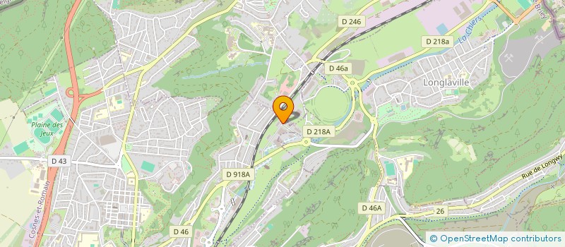 localisation de l'entreprise EURL GRAPHIPUB à LONGWY