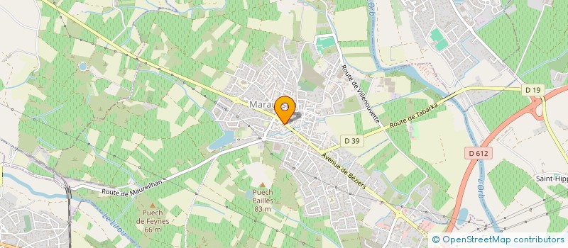 localisation de l'entreprise EURL GRAV'BOIS  MARAUSSAN